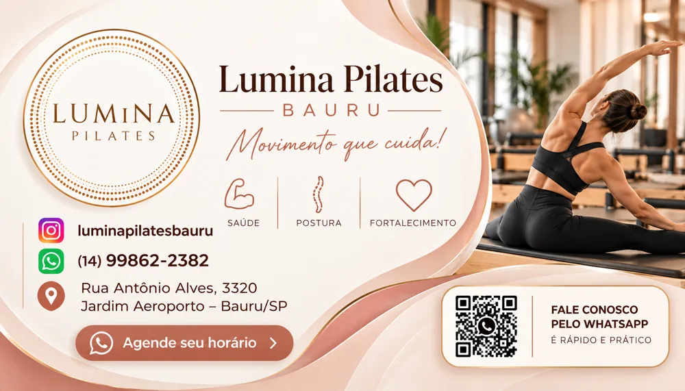 Logotipo Lumina Pilates Bauru