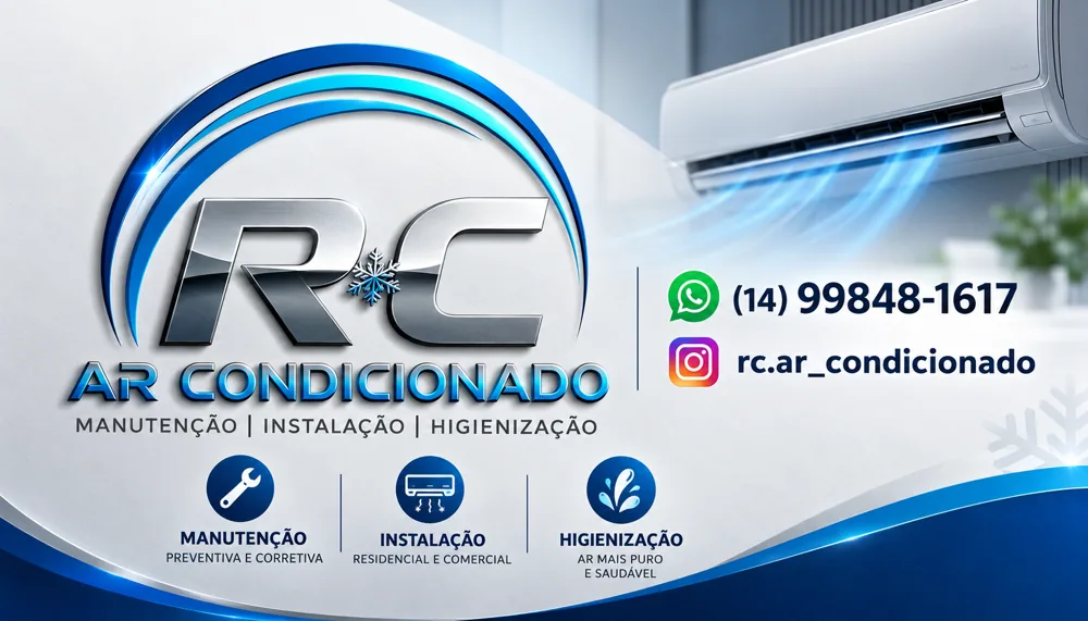 Logotipo RC Ar Condicionado