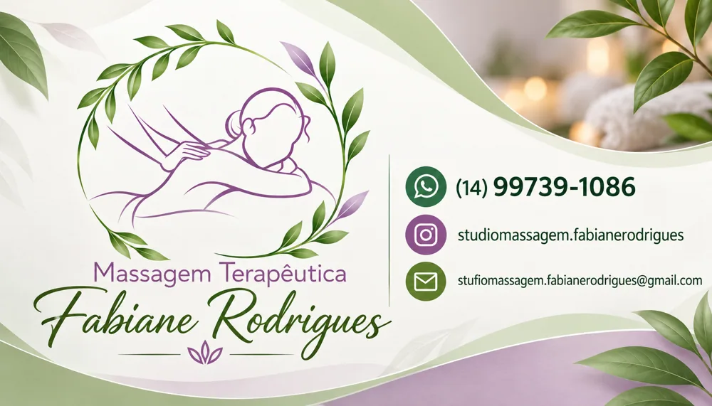 Logotipo Studio Massagem Fabiane Rodrigues